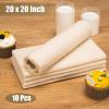 Amrules Cheese Cloths for Straining, 10PCS 20x20 Inch Grade 100 Cheese Cloth, Reusable Washable Unbleached Pure Cotton Cheesecloth for Cooking and Cheese Making with Hemmed Edge view 2
