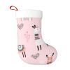 WURTON Christmas Stocking Llama Xmas Stocking for Party Decor Family Holiday Hanging Stocking view 1