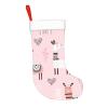 WURTON Christmas Stocking Llama Xmas Stocking for Party Decor Family Holiday Hanging Stocking view 2