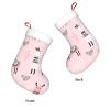 WURTON Christmas Stocking Llama Xmas Stocking for Party Decor Family Holiday Hanging Stocking view 3