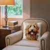 Funny Affenpinscher Dog Pillow Cover Dog Puppy Art Decorative Pillow Case for Couch Sofa Bed Dog Lover Gift Linen White 20X20 Inch Double Side, Style 1 view 2