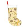 WURTON Christmas Stocking Cute Cartoon Sloths Xmas Stocking for Party Decor Family Holiday Hanging Stocking view 2