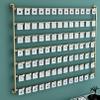 AETVRNI Metal Hanging Jewelry Display Rack/Organizer -5-Tiers Earring Display-Jewelry Display Stand-Jewelry Holder Organizer-Keychain Display-Metal Storage Shelves,Gold,L100xH80cm45 Hooks view 2