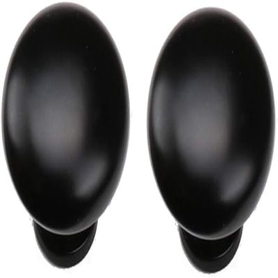 Ceramic Cabinet knobs,Furniture Door Pull Handles,2pcs Black Knobs Furniture Knob, Furniture Handle with Round Top Plate, 28mm Knob for Cabinet Drawer Door ( Color : Black , Size : 1 ( Color : Black ,