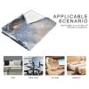 ALAZA Merry Christmas Funny Snowman Village Soft Warm Fuzzy Throw Blanket 50" X 60" Fluffy Flannel Lightweight Double Reversible Bed Blanket All Season Use view 4