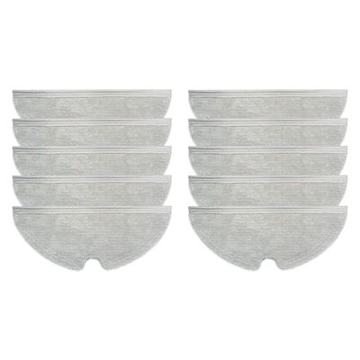 CONTIA Washable Parts/Fit for Roborock S6 MaxV Max V Robot Vacuum Cleaner Brush Filter Mop Cloth Wheel (Color : Mop x 10)