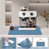Blue Coffee Maker Mats, 19x12" Absorbent Hide Stain Bar Mat with Non-Slip Rubber Backed, Large Dish Drying Mat for Kitchen Counter, Easy Clean Quick Drying-Mat for Coffee Machine Dish Rack view 4