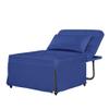 Velvet Folding Sofa Bed Sleeper Chair with Adjustable Backrest view 4