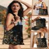 Miss Adola Aesthetic Canvas Tote Bag for Women - Vine Butterflies Reusable Tote Shoulder Bag Cute Funny Casual Sturdy Cloth Cotton Bag for Vacation, Shopping, Grocery, Work, Gym view 2