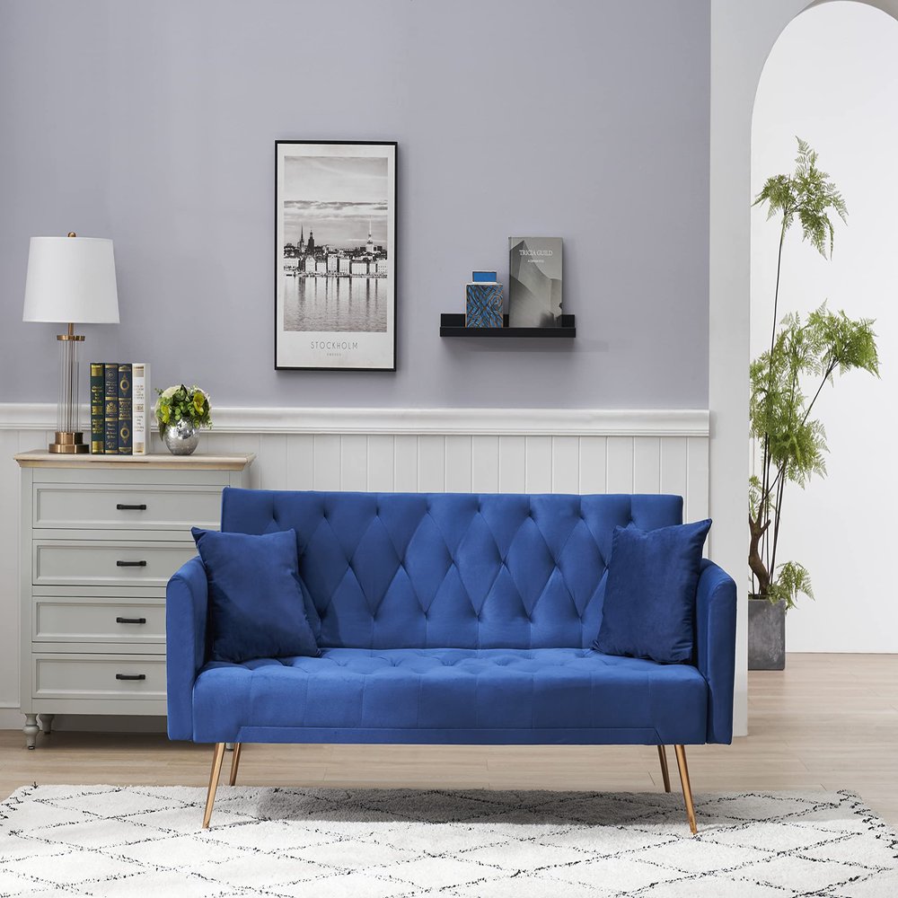 71" Convertible Double Folding Living Room Sofa Bed