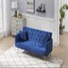 71" Convertible Double Folding Living Room Sofa Bed view 3