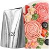 Cake Piping Tips Pastry Nozzle 1pcs Stainless Steel Piping Tips Rose Petal Pastry Nozzles Bag For Cake Decorating Cupcake Cream Piping Nozzle Portable view 4