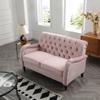2229,Pink Chesterfield;2 Seater,Modern Sofa view 4