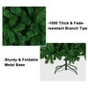 6Ft Artificial Christmas Tree with USB String Lights & Remote & Timer, 240 LED 8 Lighting Modes 850 Branches Tips Metal Base Stand- Detachable Fake Christmas Tree Holiday Christmas Party Decorations view 4