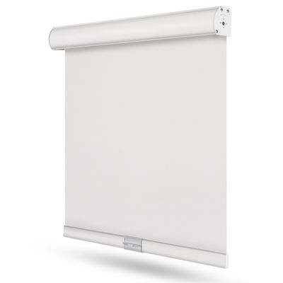 HOTSOON Roller Shades for Windows Light Filtering Cordless Roller Blinds with Color-Matched Cassette Valance Stable Solar Roller Blinds Energy Saving Spring Shades for Home Office,White,36.5"W x 60"H