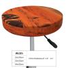 Wild Life Print Stool Covers Round Bar Stool Seat Covers Soft Velvet Stool Slipcover with Elastic Washable Stool Cushion Cover Removable Chair Cover for Bar Round Stools view 4