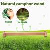 1pcs Wooden Oval Closet Rod for Hanging Clothes Heavy Duty Closet Pole Wardrobe Cross- bar Clothes Hanging Rods Polished Natural Beech Wood Wardrobe Closet Rod with End Supports for Closet Storage (C view 3