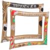LUOZZY 2pcs Happy New Year Photo Booth Frame Inflatable Selfie Photo Props PVC Photo Frame Layout Props for 2025 New Year Christmas Party view 1