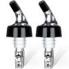 Automatic Measured Bottle Pourer - Quick Shot Spirit Measure Pourer Drinks Wine Cocktail Dispenser Home Bar Tools - 2 pack 1.5oz view 1