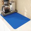 2 PCS Silicone Mats for Kitchen Counter, 23.6" by 15.7" Multipurpose Mat,Heat Resistant Nonskid Table Mat for Air Fryer to Site on, Countertop Protector Classic Blue view 4