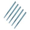 Pure Titanium Chopsticks Biophilic Metal Chopsticks Reusable Dishwasher safe Premium Japanese Korean Chopstick for Eating 5 Pairs Gift Set 5 Colors Heavy Metal Free. (5 pairs blue) view 1
