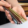 Pure Titanium Chopsticks Biophilic Metal Chopsticks Reusable Dishwasher safe Premium Japanese Korean Chopstick for Eating 5 Pairs Gift Set 5 Colors Heavy Metal Free. (5 pairs blue) view 4