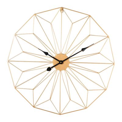 TUUWAI Wall Clock Watch Silent Home Retro Nordic Iron Art Modern Design Decoration Home Bedroom Office Living Room