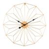 TUUWAI Wall Clock Watch Silent Home Retro Nordic Iron Art Modern Design Decoration Home Bedroom Office Living Room view 1