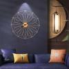 TUUWAI Wall Clock Watch Silent Home Retro Nordic Iron Art Modern Design Decoration Home Bedroom Office Living Room view 2
