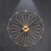 TUUWAI Wall Clock Watch Silent Home Retro Nordic Iron Art Modern Design Decoration Home Bedroom Office Living Room view 3