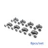 SBTRKT 8pcs/Set 23mm 25mm Top Bottom Hardware Wheels Oval Double Sliding Shower Glass Door Rollers Runner Wheels Pulleys (Color : DW-120-8PCS, Size : 23mm) view 2