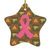 Breast-Cancer-Awareness Logo Christmas Ornaments, Ceremic Ornaments Star Shape Porcelain Ornament Christmas Tree Office Home Decoration Xmas Souvenirs view 1