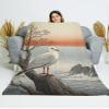 CAPITUNEISKINEPA Seagull Bird Blanket Gift Funny Blanket Twin Size Blanket 60" x 80" view 3