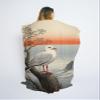 CAPITUNEISKINEPA Seagull Bird Blanket Gift Funny Blanket Twin Size Blanket 60" x 80" view 4