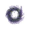 Garneck 1pc Lavender Wreath Lavender Flower Wreath Wedding Table Decor Hanging Decor Vine Branch Wedding Ative Garland Household Plastic Doors and Windows Purple view 1