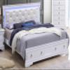 Glory Furniture Verona Full Size Storage Bed in White Pearlescent view 2
