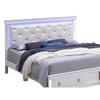 Glory Furniture Verona Full Size Storage Bed in White Pearlescent view 4