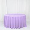 10 pcs 132 inch Lavender Round Polyester Tablecloths Fabric Table Cover Linens | 132" Washable Fabric Table Cloth Covers for Wedding Party Polyester Reception Buffet Events Catering Dining Kitchen view 2