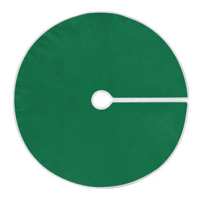 ALAZA Cadmium Green Christmas Tree Skirt Decoration for Merry Christmas Party Decorations Holiday Xmas 47.2 Inches