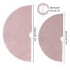 ALAZA Pastel Christmas Tree Skirt Decoration for Merry Christmas Party Decorations Holiday Xmas 47.2 Inches view 3