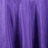 6 pcs 132 inch Purple Round Polyester Tablecloths Fabric Table Cover Linens | 132" Washable Fabric Table Cloth Covers for Party Wedding Reception Buffet Events Catering Dining Kitchen Dining view 3