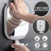 TAILI Shower Mirror Fogless for Shaving, Anti Fog Shaving Mirror with Razor Holder NO-Drilling,Removable,Shatterproof & Waterproof,Wall Mounted Bathroom Accessories with Powerful Suction(White) view 3