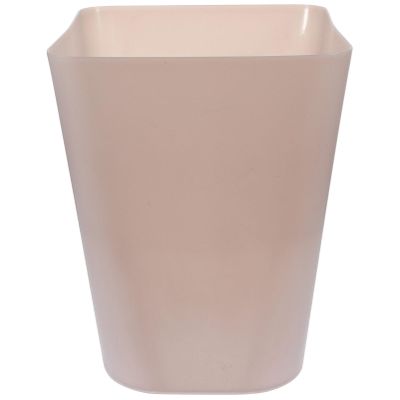 KALLORY Rubbish Can Plastic Wastebasket for Bathroom Office Kitchen Compact Trash Container Sturdy Design Easy to Use Half-Transparent for Spaces