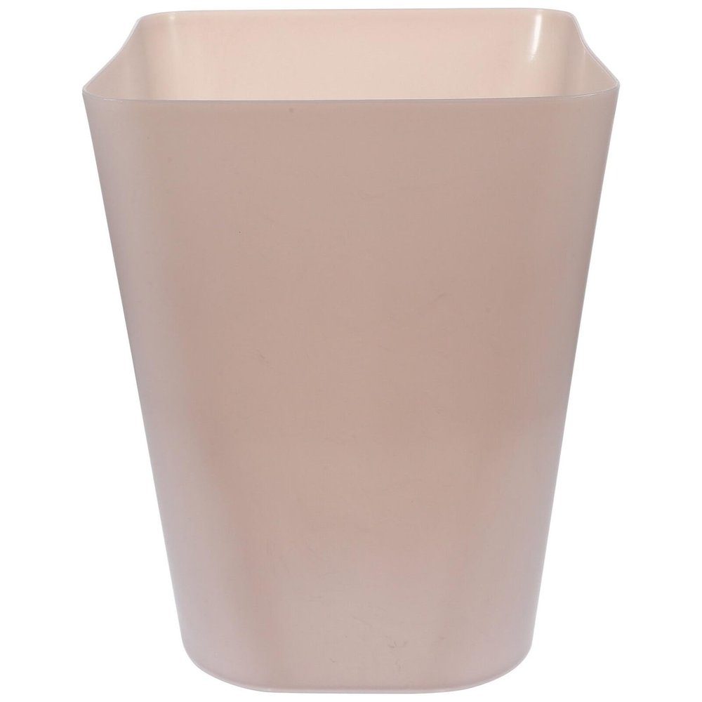KALLORY Rubbish Can Plastic Wastebasket for Bathroom Office Kitchen Compact Trash Container Sturdy Design Easy to Use Half-Transparent for Spaces