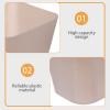 KALLORY Rubbish Can Plastic Wastebasket for Bathroom Office Kitchen Compact Trash Container Sturdy Design Easy to Use Half-Transparent for Spaces view 2