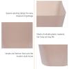 KALLORY Rubbish Can Plastic Wastebasket for Bathroom Office Kitchen Compact Trash Container Sturdy Design Easy to Use Half-Transparent for Spaces view 3