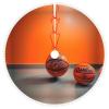 Double Layer Christmas Tree Skirt - Soft, Lightweight and Protects Your Floors - Perfect for The Holidays Basketball Orange view 1
