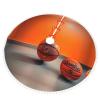 Double Layer Christmas Tree Skirt - Soft, Lightweight and Protects Your Floors - Perfect for The Holidays Basketball Orange view 3