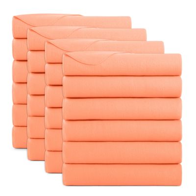 Arkwright Polar Fleece Throw Blankets Bulk - Case of 24 - Ultra Soft Cozy Blanket for Car, Camping, Couch, Office, Outdoor, Home, and Bed, 50 x 60 in, Coral