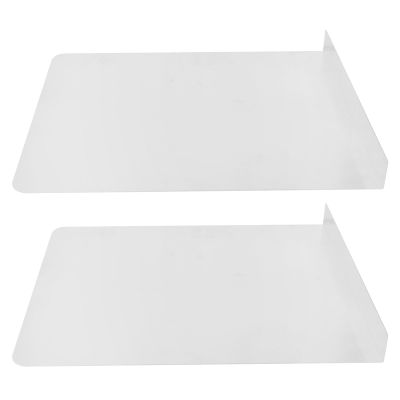 2 Pcs Sink Splashback Sink Splash Guard Wall Mounted Splatter Guard Side Splash Guard for Sink Wall Splatter Guard Kitchen Sink Splatter Guard Stainless Steel Splatter Guard